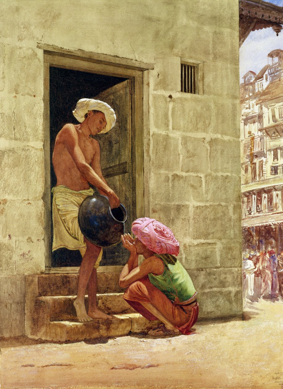 Drink w drodze, 1876 autorstwa John Griffiths