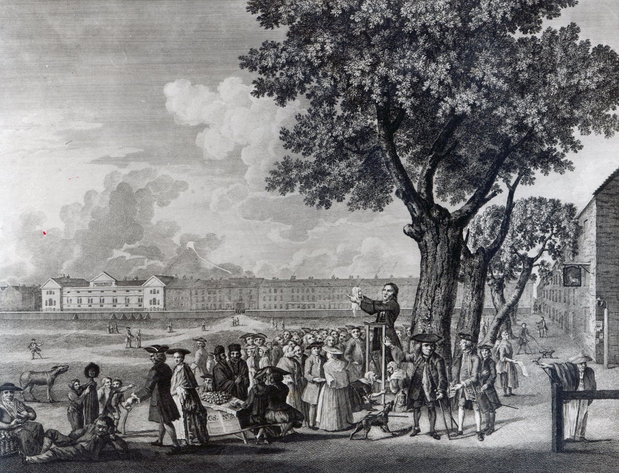 Enthusiasm Displayed, grawerowany przez Roberta Prankera, 1765 autorstwa John Griffiths