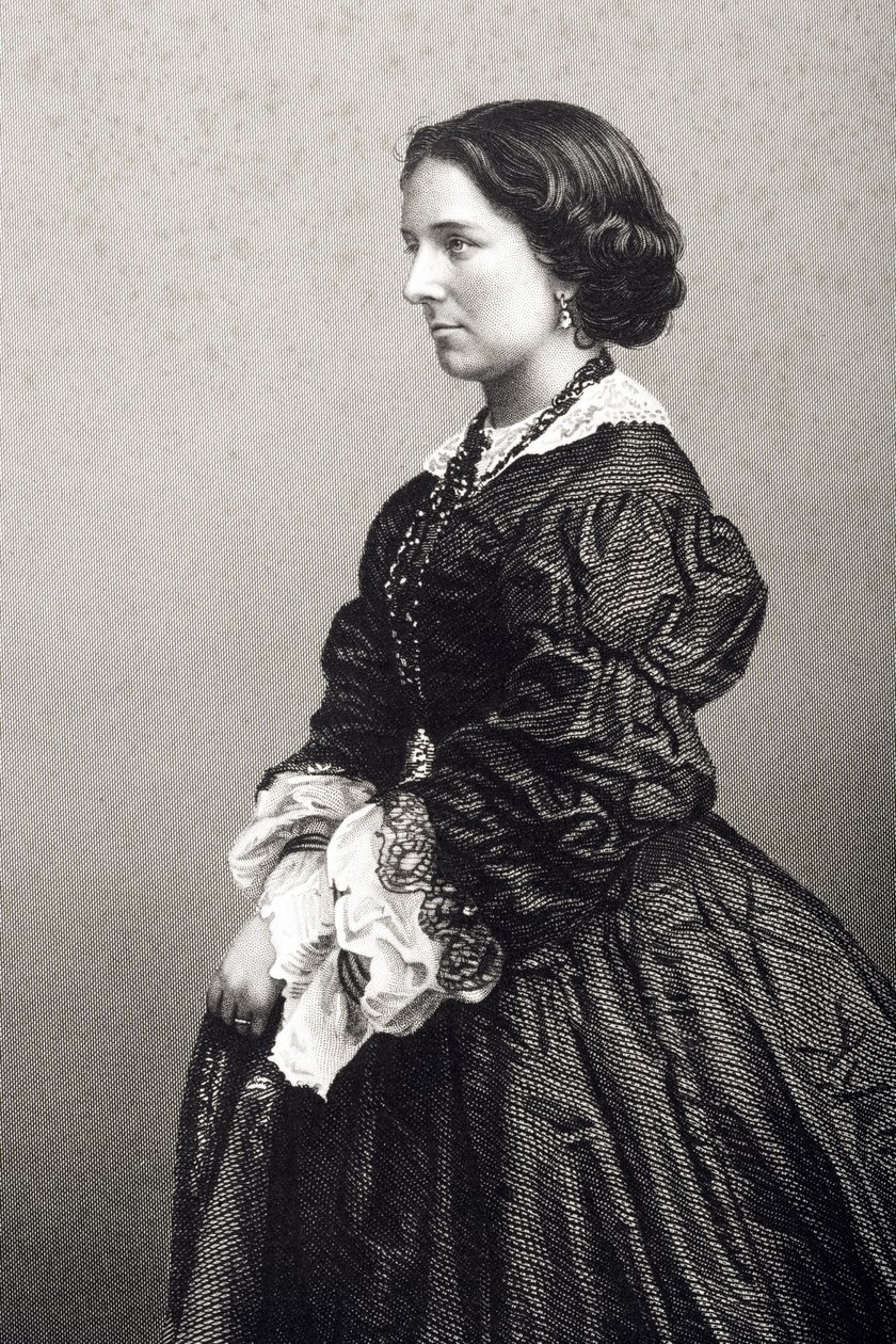 Madame Constance Nantier-Didiee (1832-67) grawerowana przez D.J. Pound z fotografii, z „The Drawing-Room of Eminent Personages, tom 2”, wydanej w Londynie, 1860 (rycina) autorstwa John Jabez Edwin Paisley Mayall