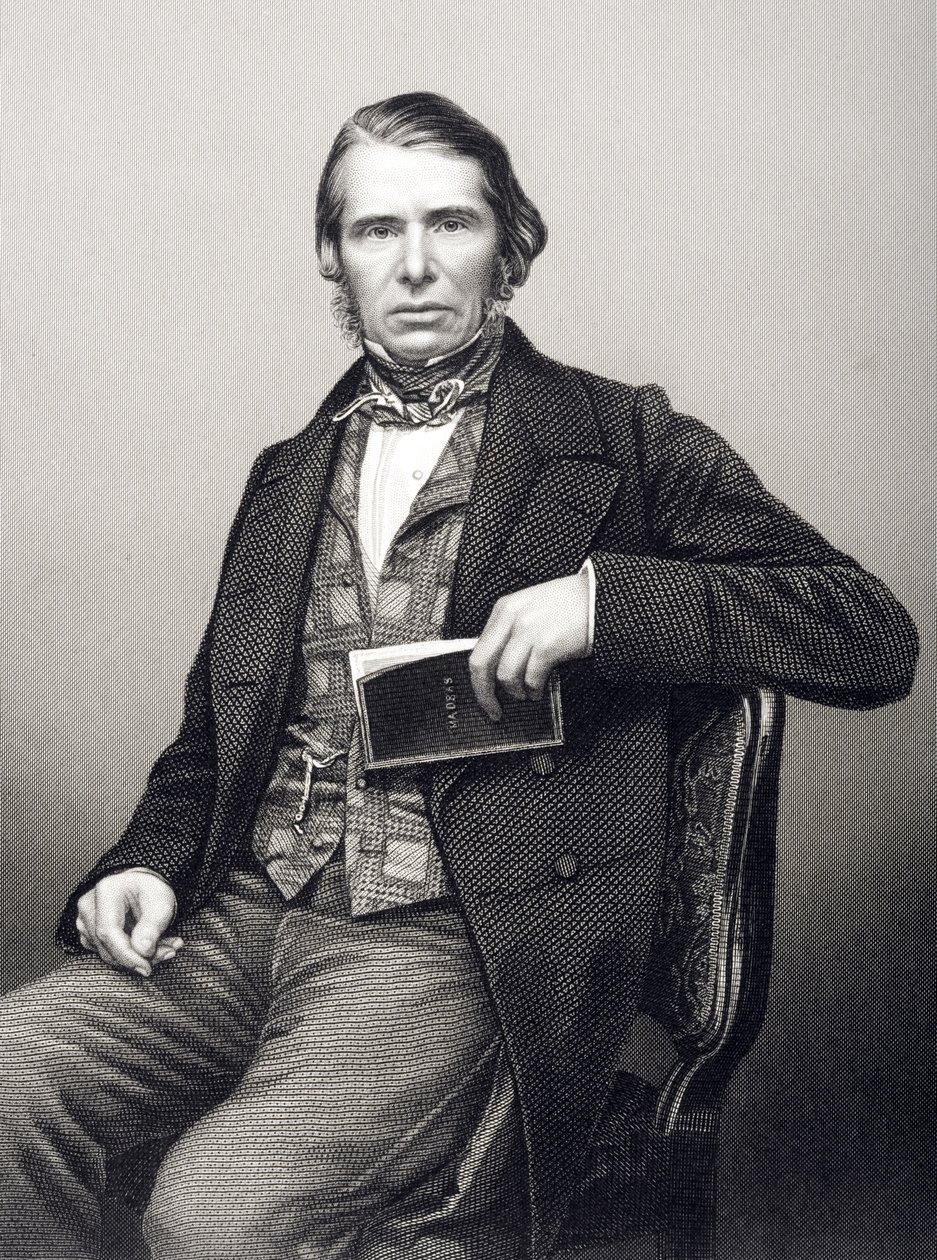 Sir Charles Edward Trevelyan (1807-86) wyryty przez D.J. Pounda z fotografii, z "The Drawing-Room of Eminent Personages, Volume 2", wydanej w Londynie w 1860 r. autorstwa John Jabez Edwin Paisley Mayall