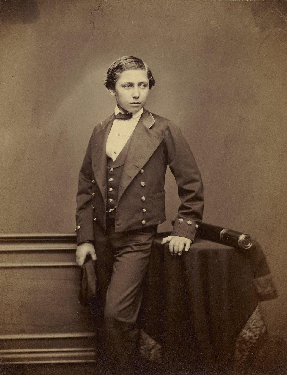 Książę Walii, późniejszy Edward VIII, ok. 1856 (srebro albumowe) autorstwa John Jabez Edwin Paisley Mayall