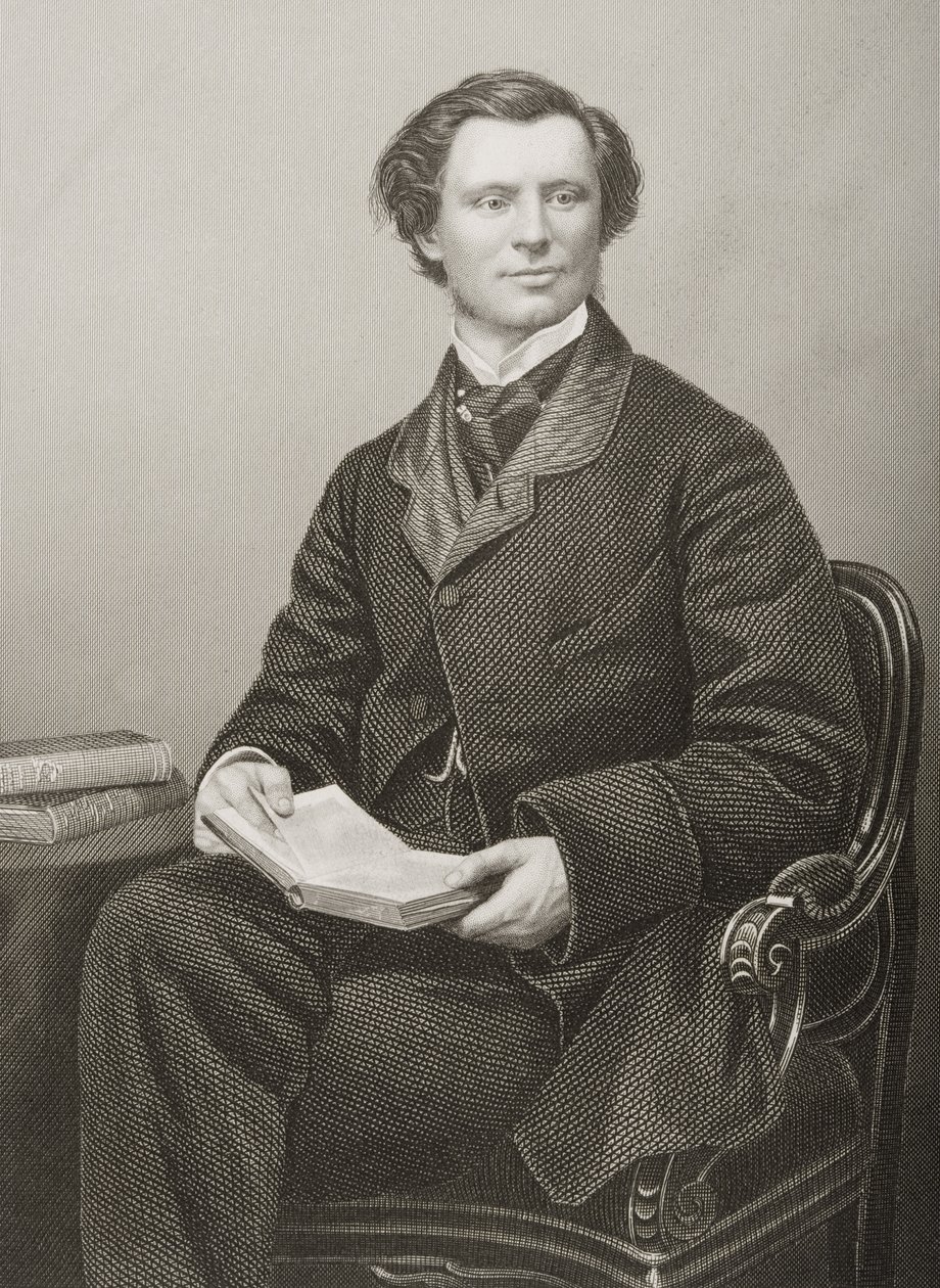 William Coutts Keppel (1832-94) wicehrabia Bury, rytowany przez D.J. Pound z fotografii, z „The Drawing-Room of Eminent Personages, Volume 2”, wydanej w Londynie, 1860 autorstwa John Jabez Edwin Paisley Mayall