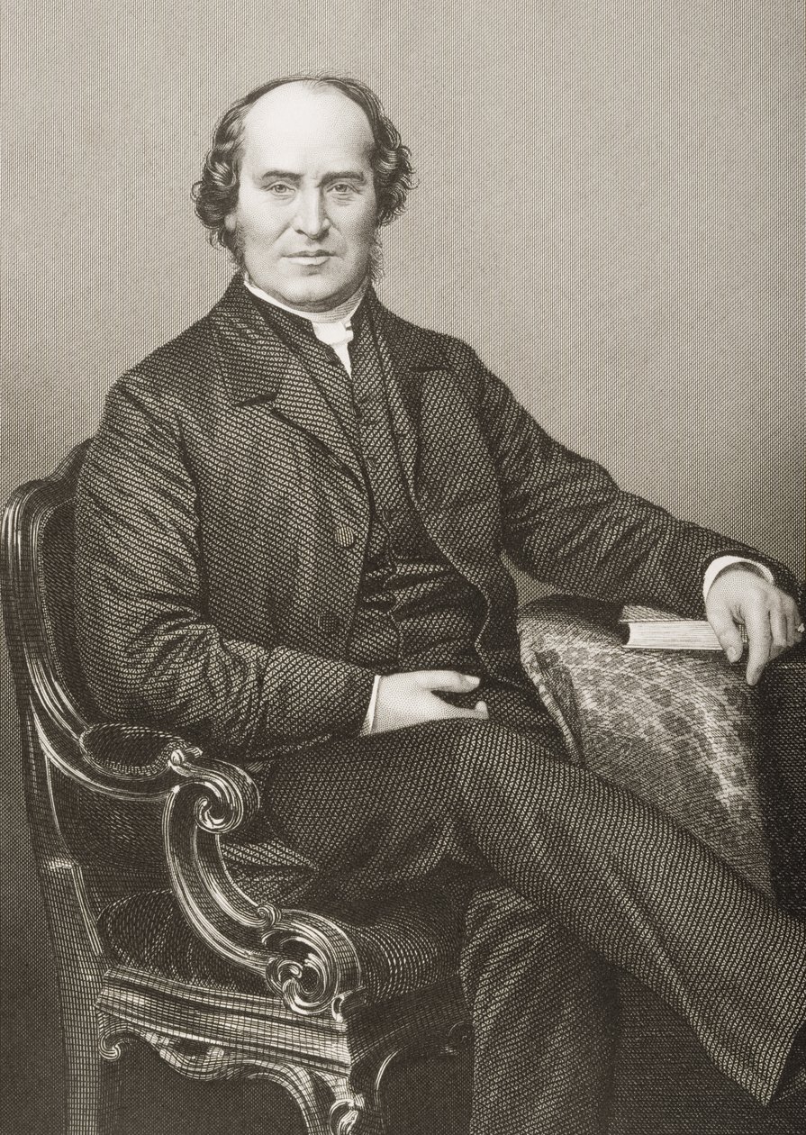 William Weldon Champneys (1807-75) wyryty przez D.J. Pounda z fotografii, z "The Drawing-Room of Eminent Personages, Volume 2", wydanej w Londynie w 1860 r. autorstwa John Jabez Edwin Paisley Mayall