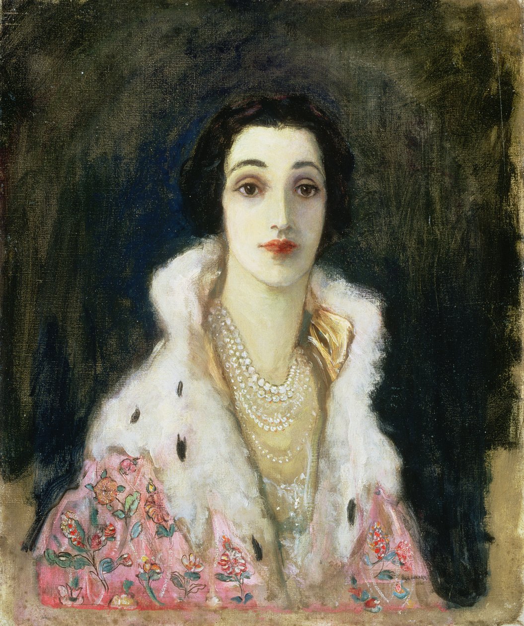 Portret hrabiny Rocksavage (Sybil Sassoon) 1922 autorstwa John Lavery
