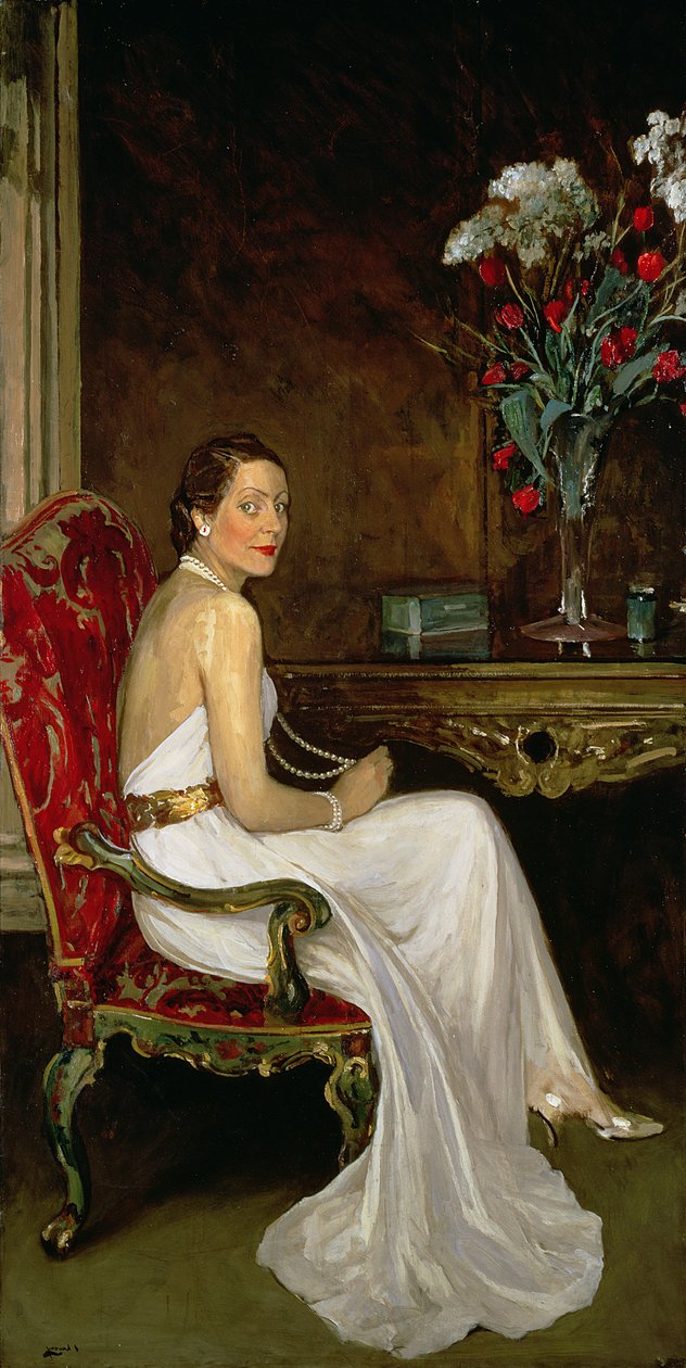Wicehrabina Wimborne autorstwa John Lavery