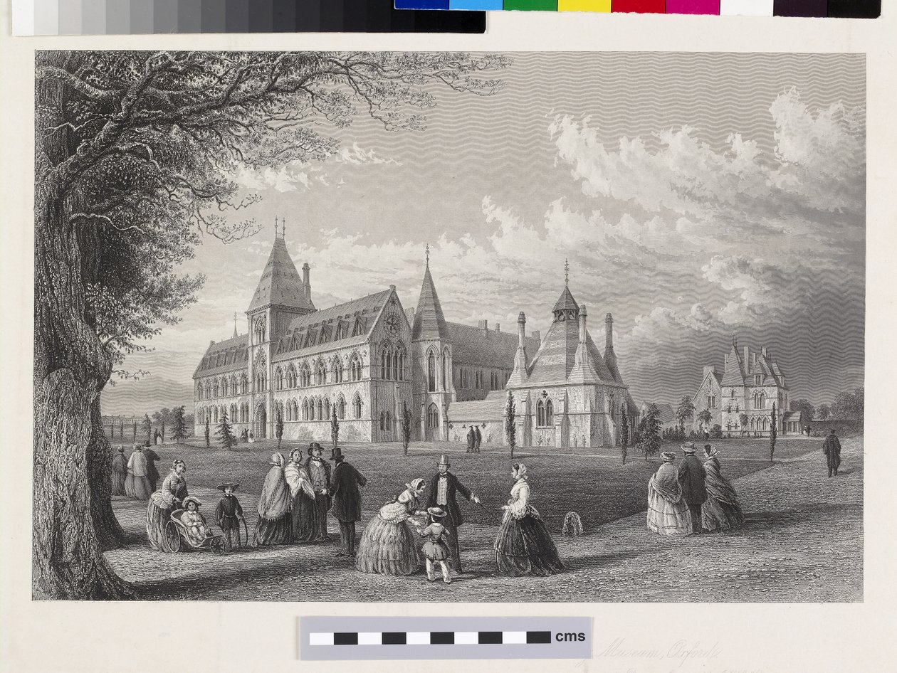 Muzeum Uniwersyteckie: Almanach Oksfordzki na lata 1860, 1860 autorstwa John Le Keux