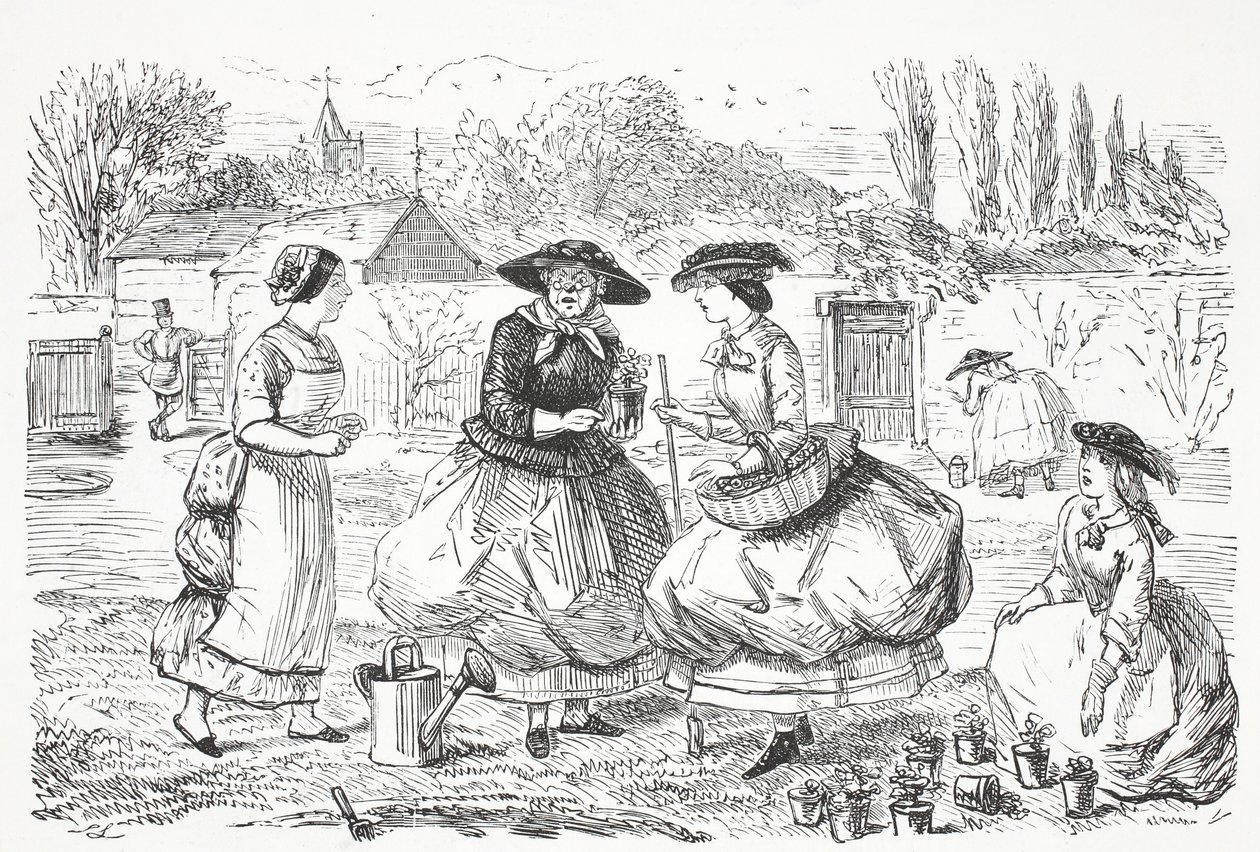 Ogród autorstwa John Leech