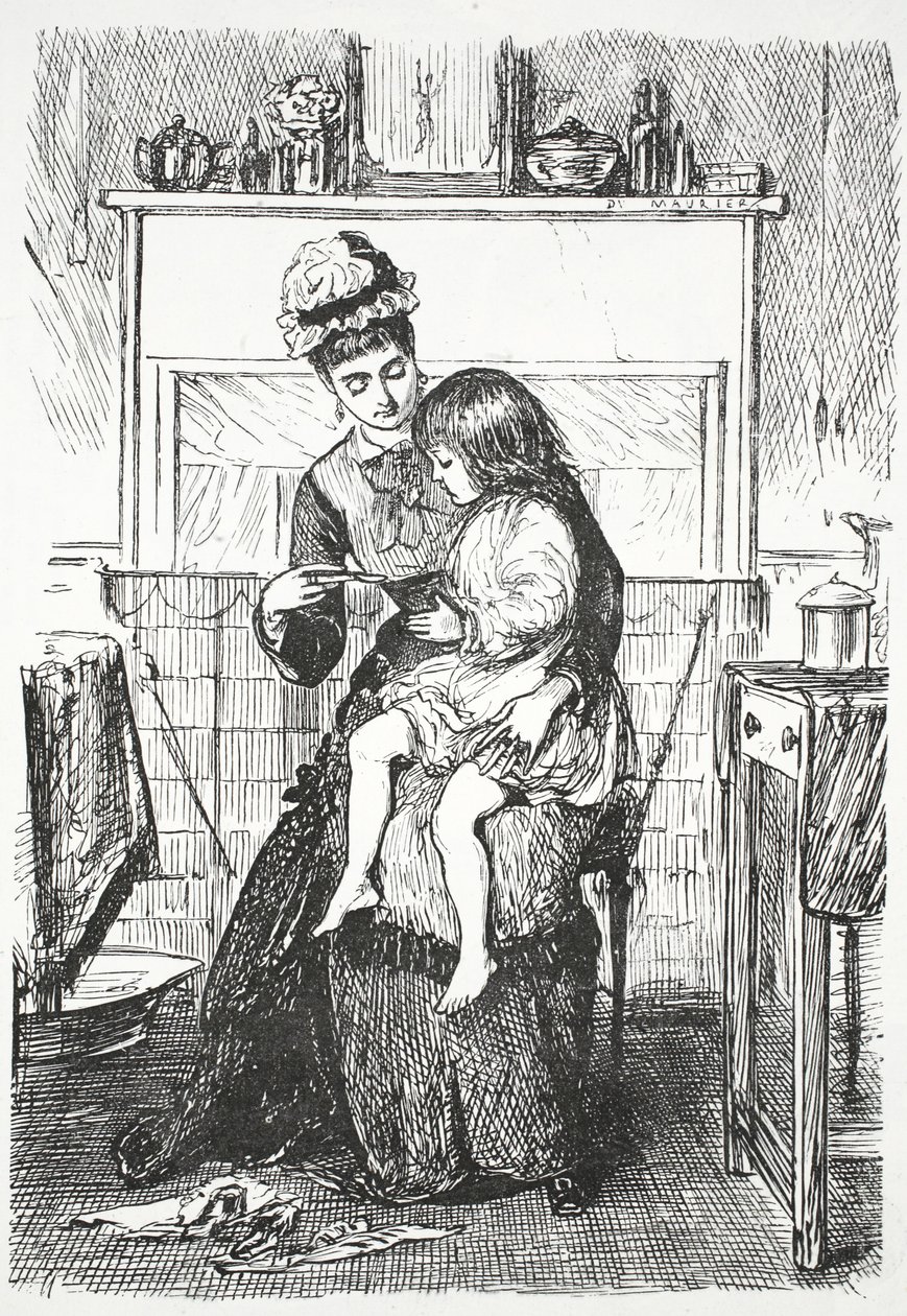 W przedszkolu autorstwa John Leech