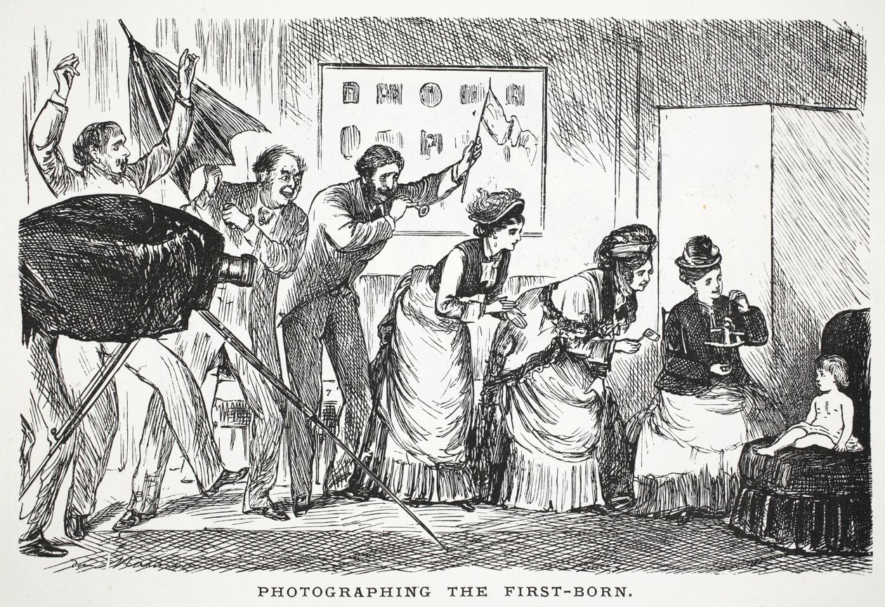 Fotografowanie pierworodnych autorstwa John Leech