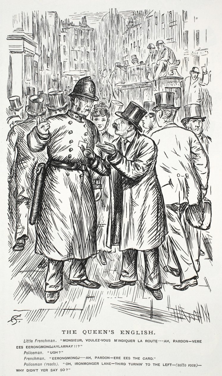 Angielski królowej autorstwa John Leech