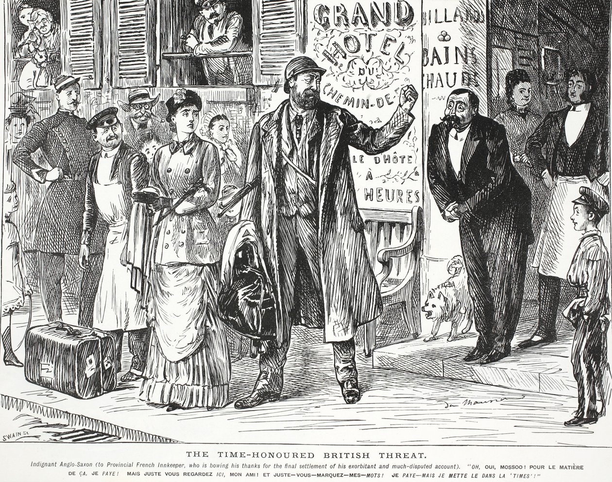 Uświęcone tradycją brytyjskie zagrożenie autorstwa John Leech