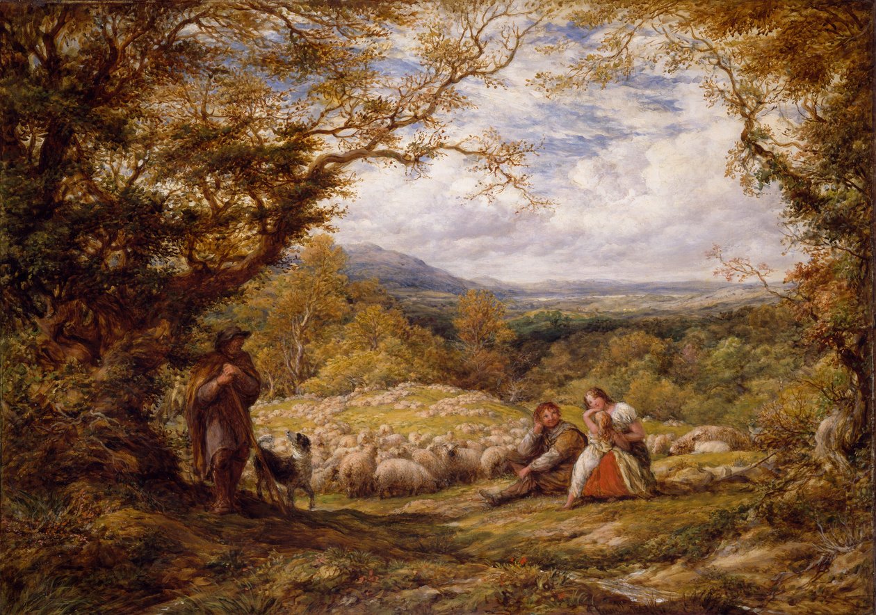 Owcza przejażdżka autorstwa John Linnell