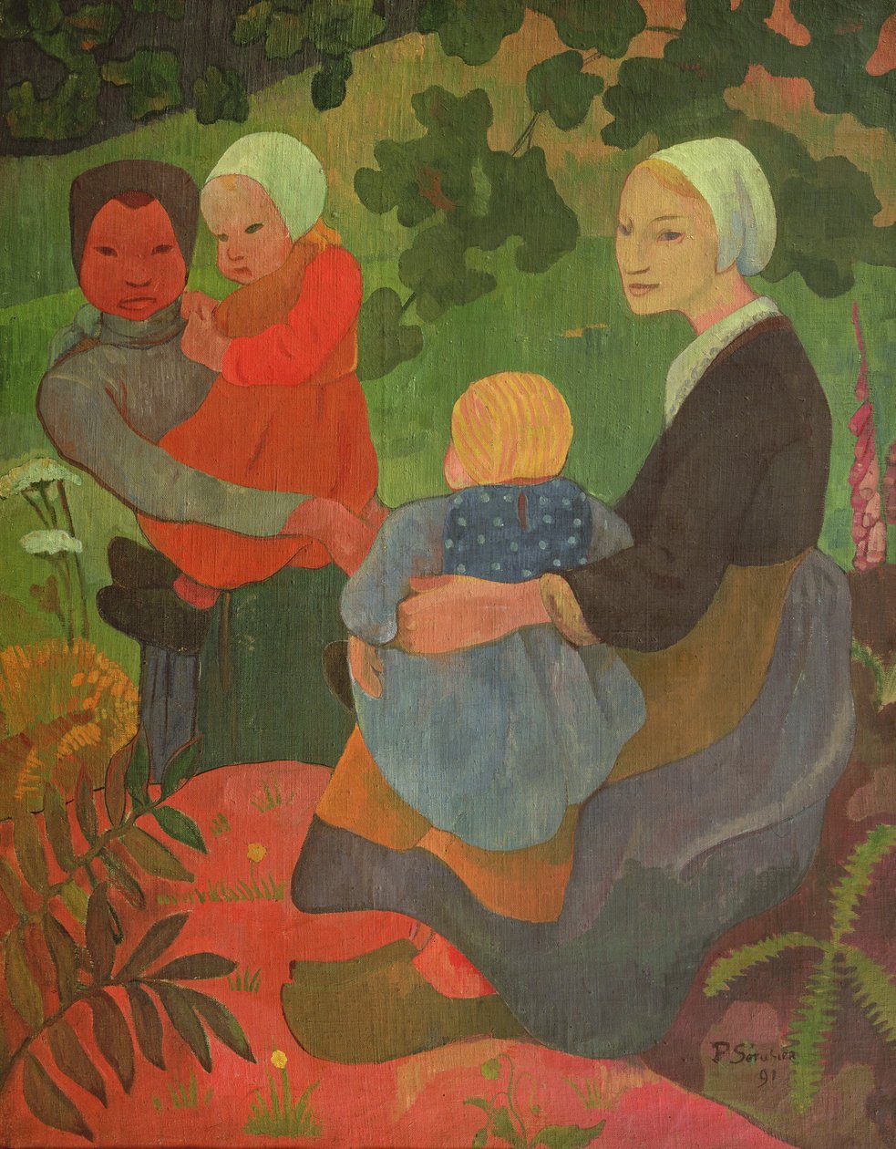 Bretońska pokojówka, ok. 1891 r. autorstwa John Longstaff