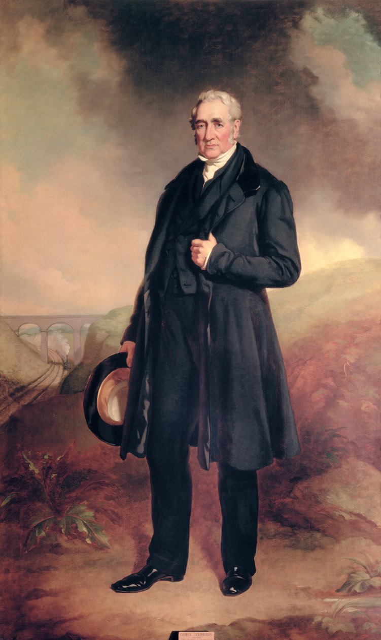 George Stephenson autorstwa John Lucas