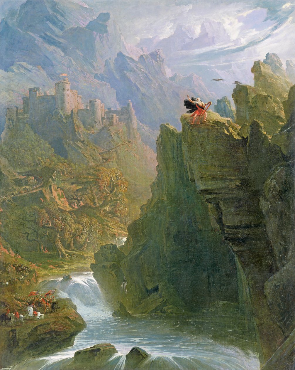 Bard, ok.1817 autorstwa John Martin