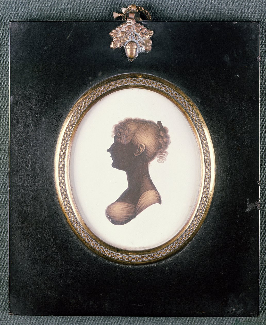 Sylwetka Cassandry Austen, ok.1809 autorstwa John Meiers