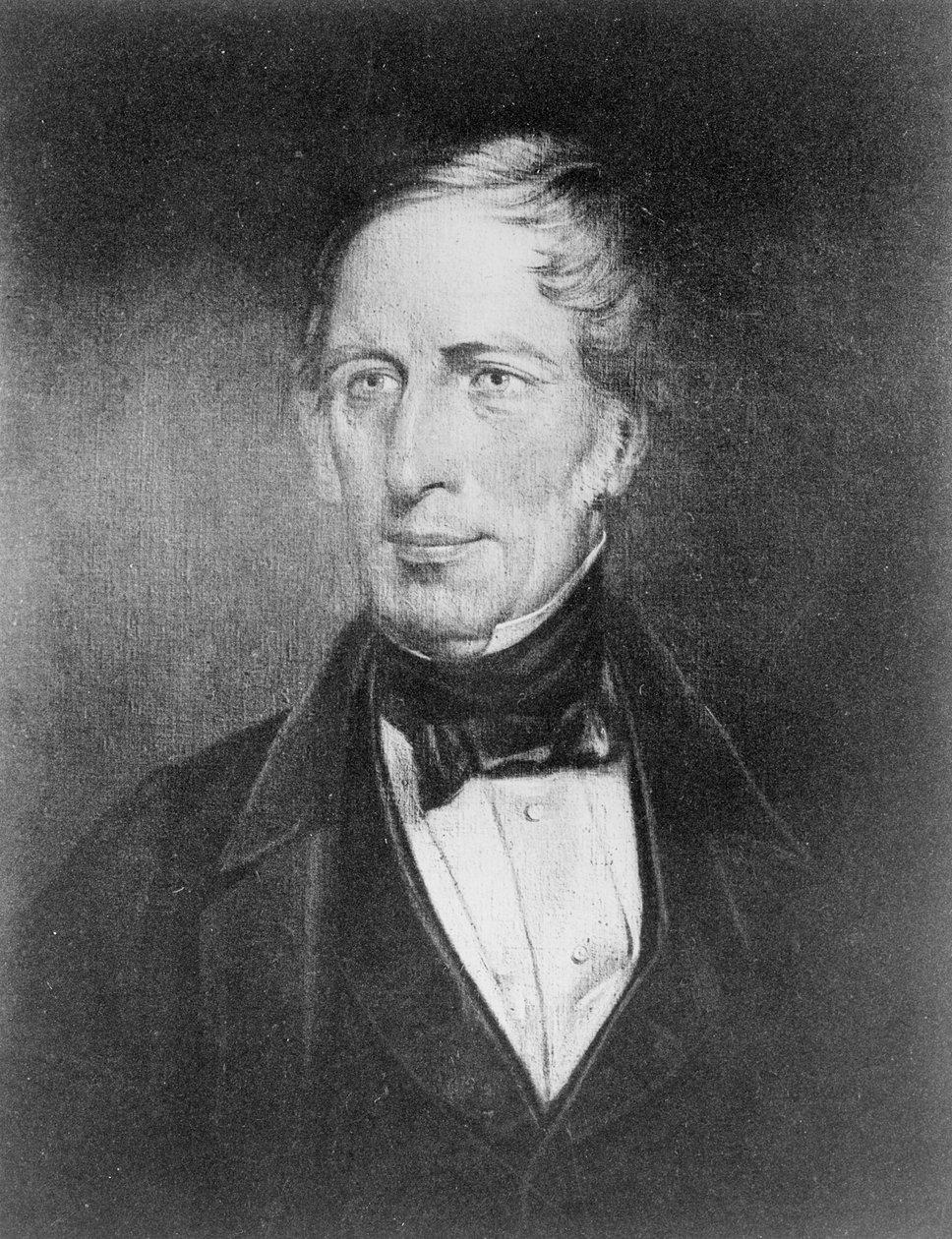 Portret Charlesa Stuta (1795-1869) w wieku 54 autorstwa John Michael Crossland