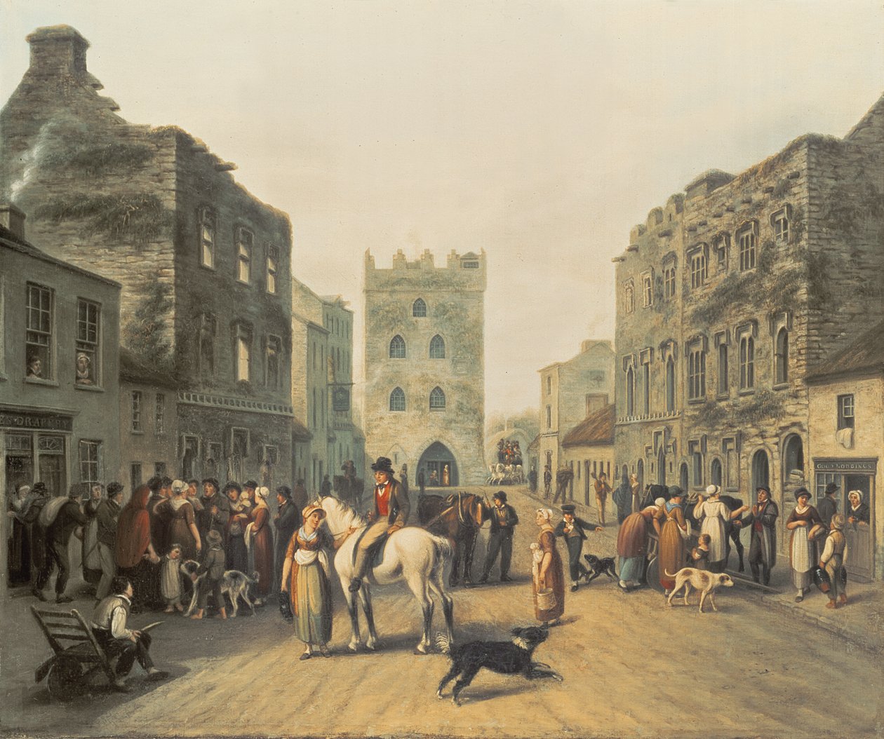 Widok Kilmallock, hrabstwo Limerick autorstwa John Muvany