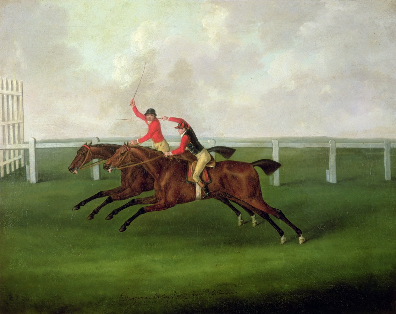 Dungannon pokonujący Rockingham, 1768 autorstwa John Nott Sartorius