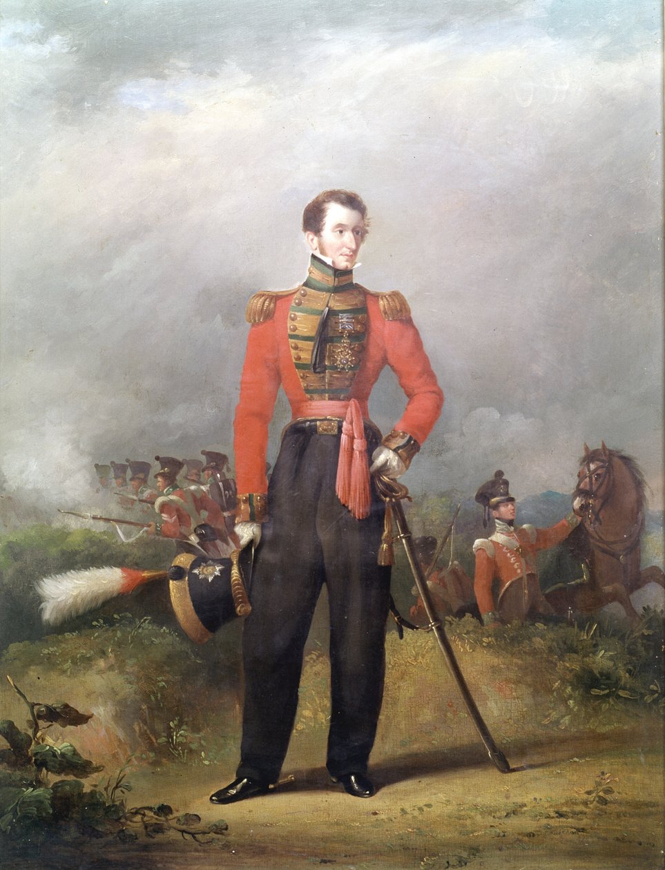 Generał porucznik Sir Thomas Bradford KCB, c.1825 autorstwa John Pardon