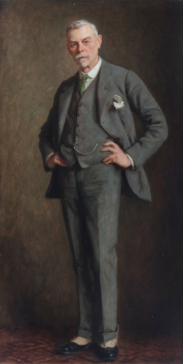Laurence Turner, mistrz Gildii Robotników Sztuki w 1922, 1925 autorstwa John Percy Cooke