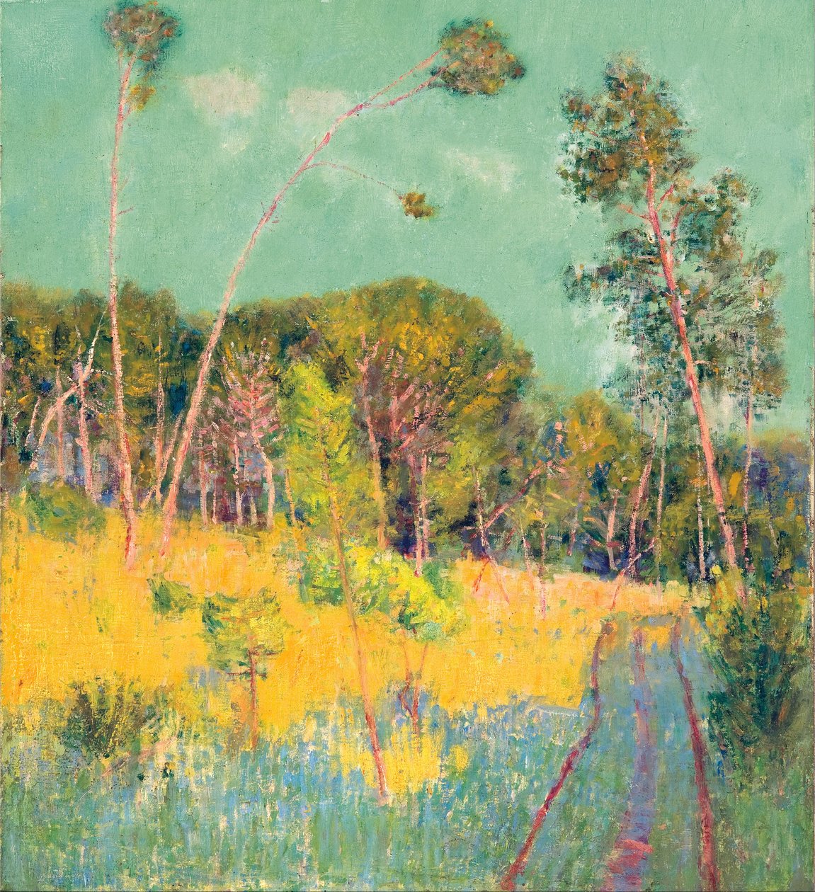 Polana w lesie autorstwa John Peter Russell