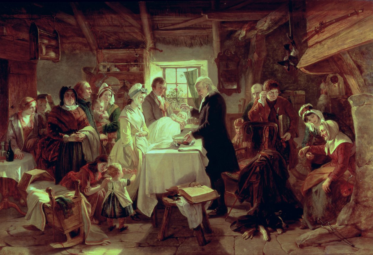 Szkocki chrzest autorstwa John Phillip