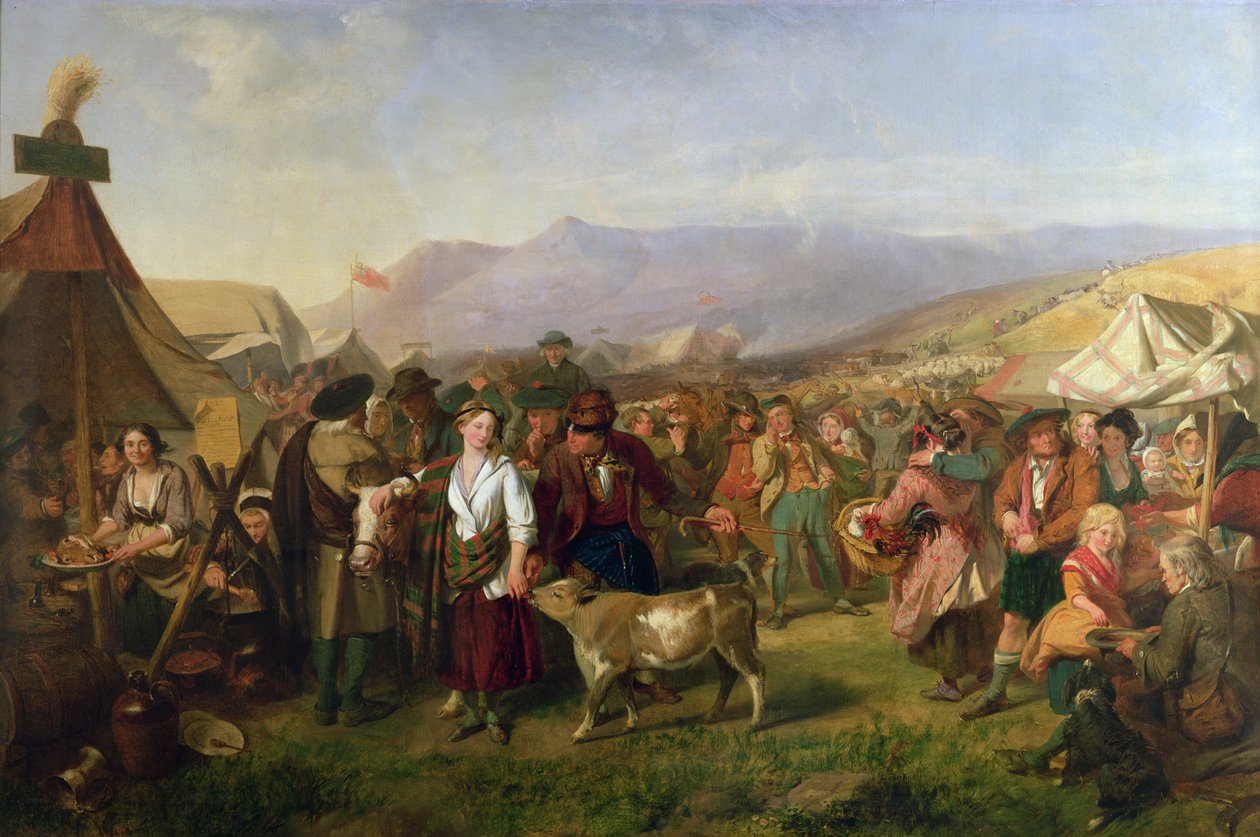 Szkocki jarmark autorstwa John Phillip