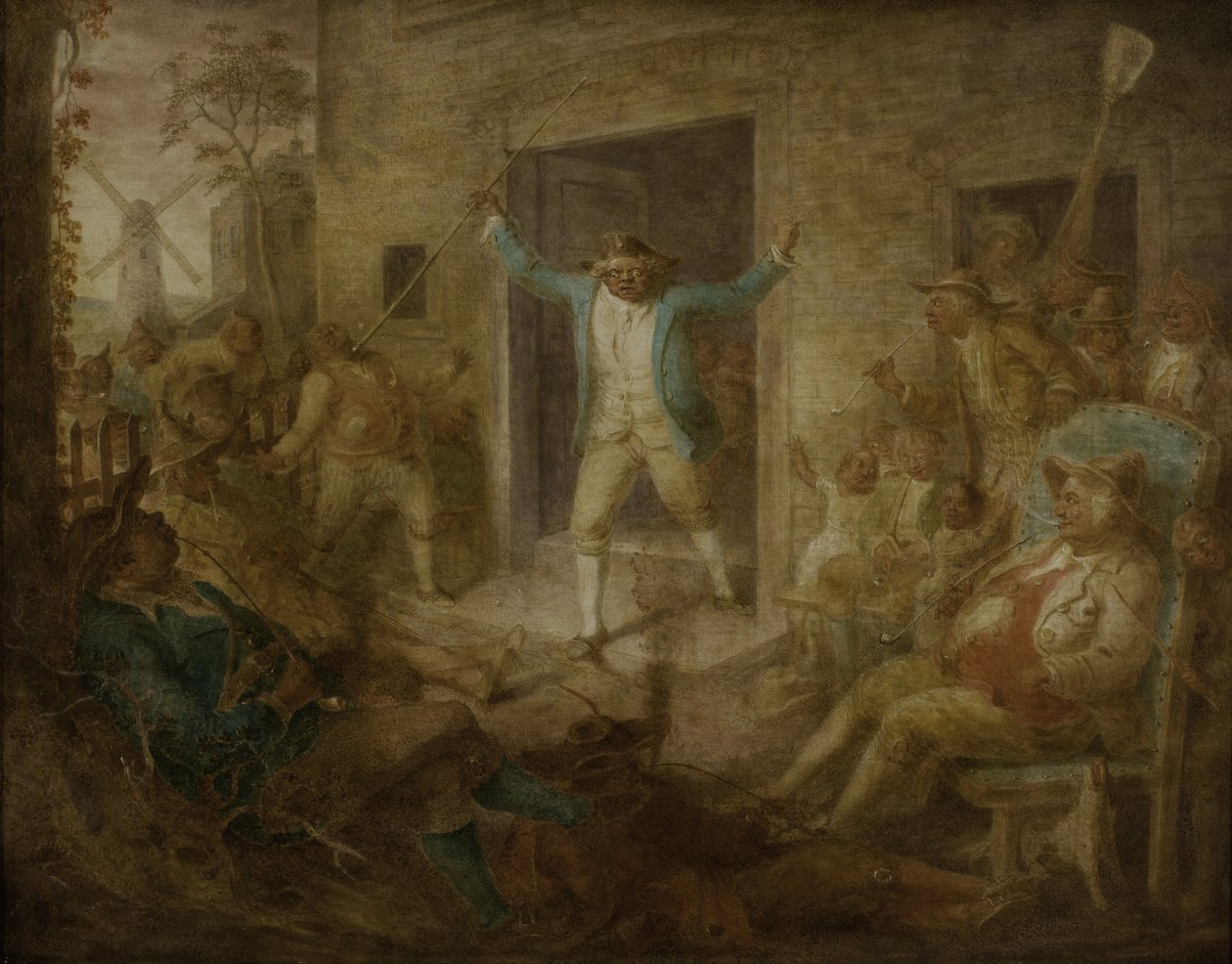 Edykt Williama Testy Przeciw Tytoniu, 1865 r autorstwa John Quidor