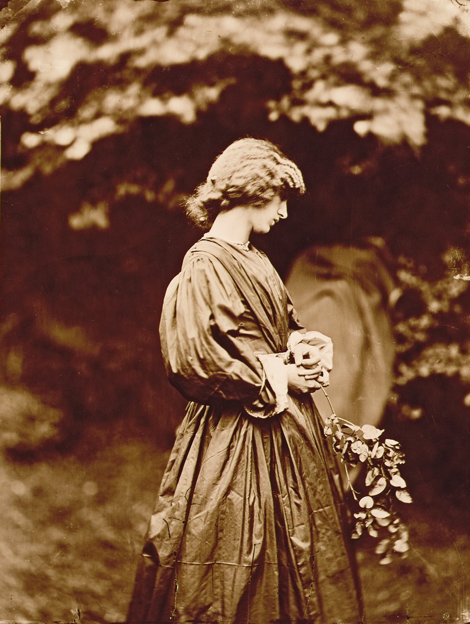 Portret Jane Morris (1839-1914) 1865 (odbitka albuminowa) autorstwa John R. Parsons