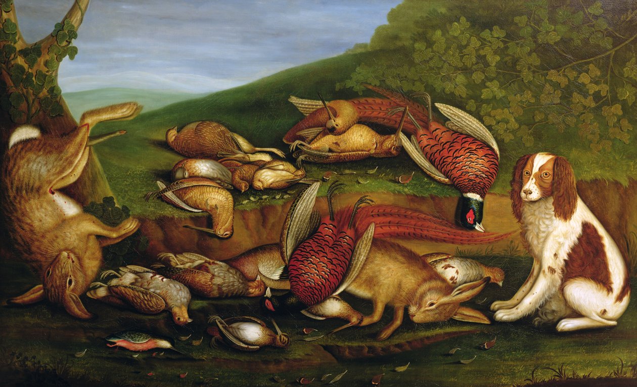 Nagrodzony spaniel pana R. Forrestsa i jego zwycięska torba autorstwa John Reade