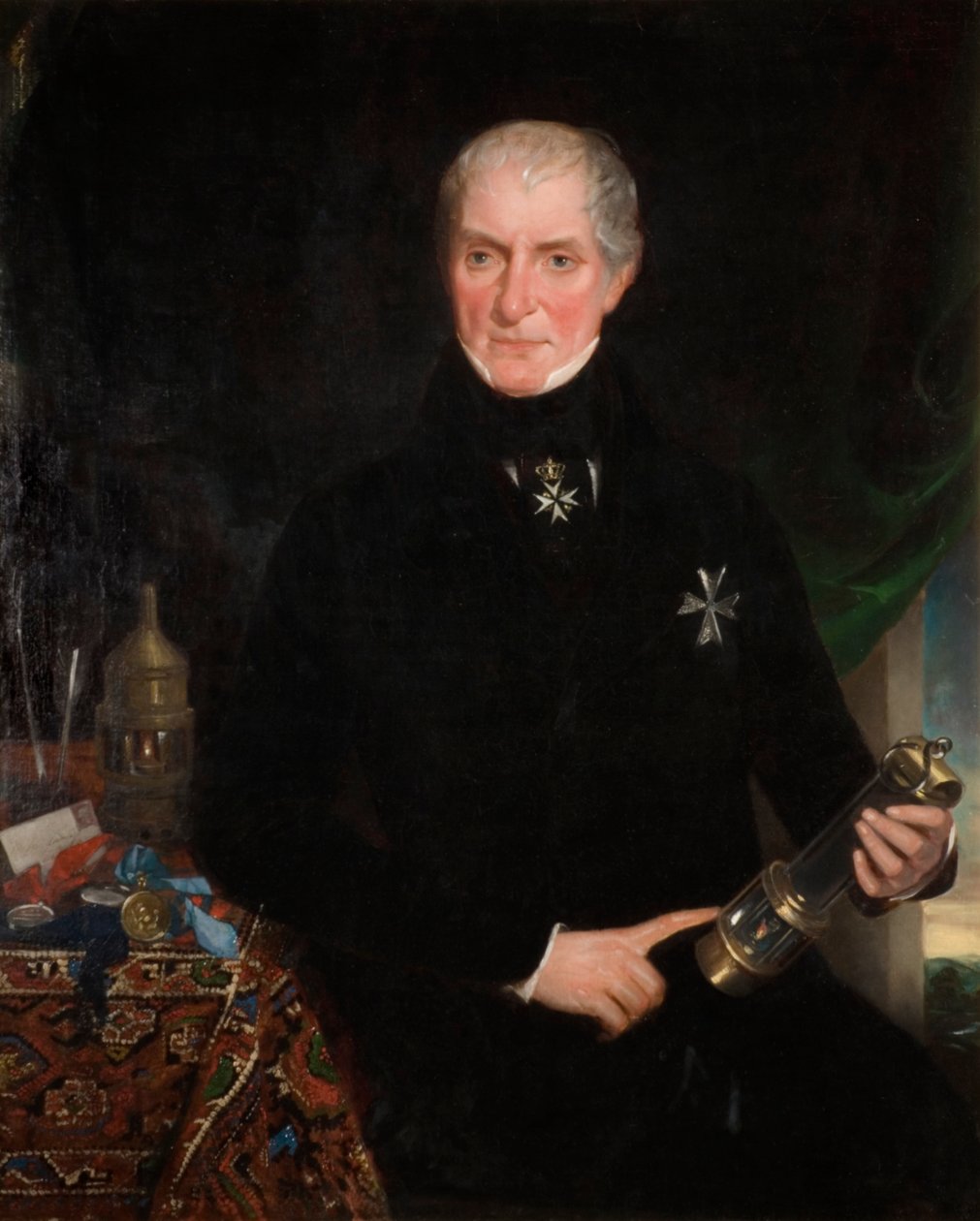 Dr William Reid Clanny, 1841-1850 autorstwa John Reay
