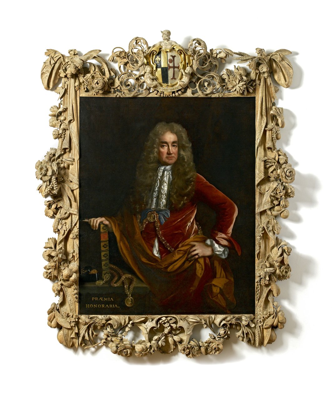 Elias Ashmole, ok. 1681 - 1682 autorstwa John Riley
