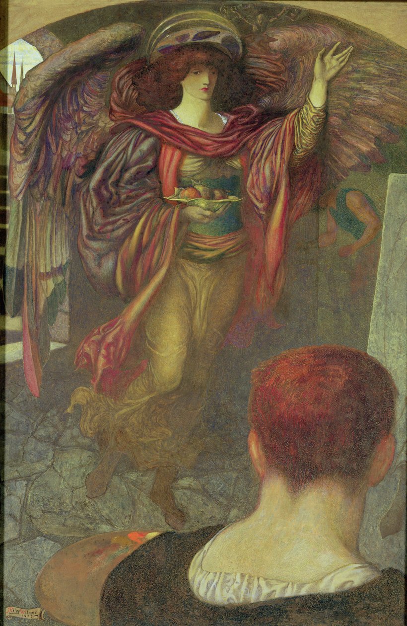 Wizja malarza: Angela Dorothea, 1903 autorstwa John Riley Wilmer