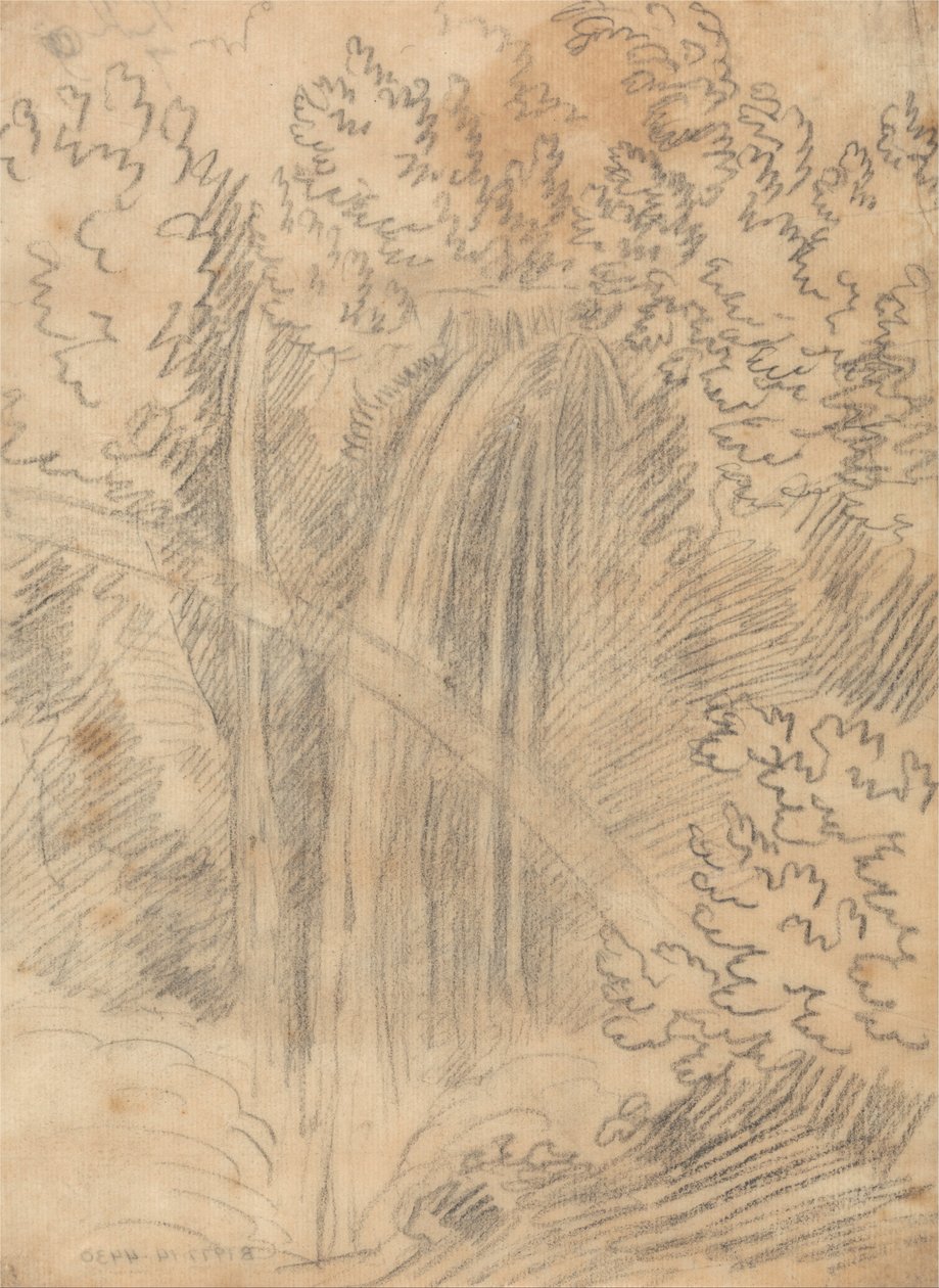 Wodospad autorstwa John Robert Cozens
