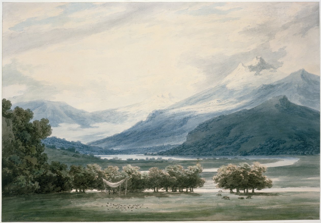 Bressanone, Południowy Tyrol autorstwa John Robert Cozens