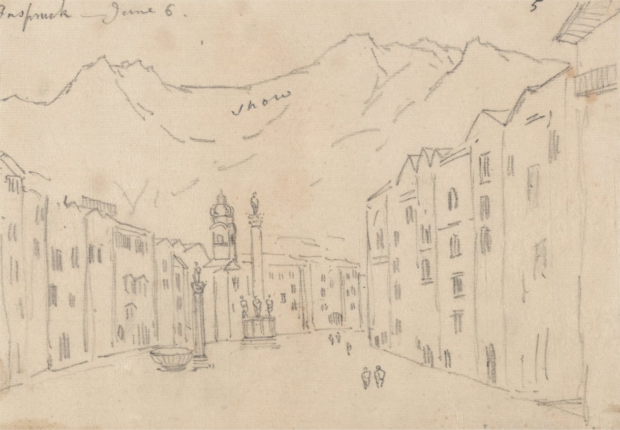 Innsbruck, 6 czerwca autorstwa John Robert Cozens