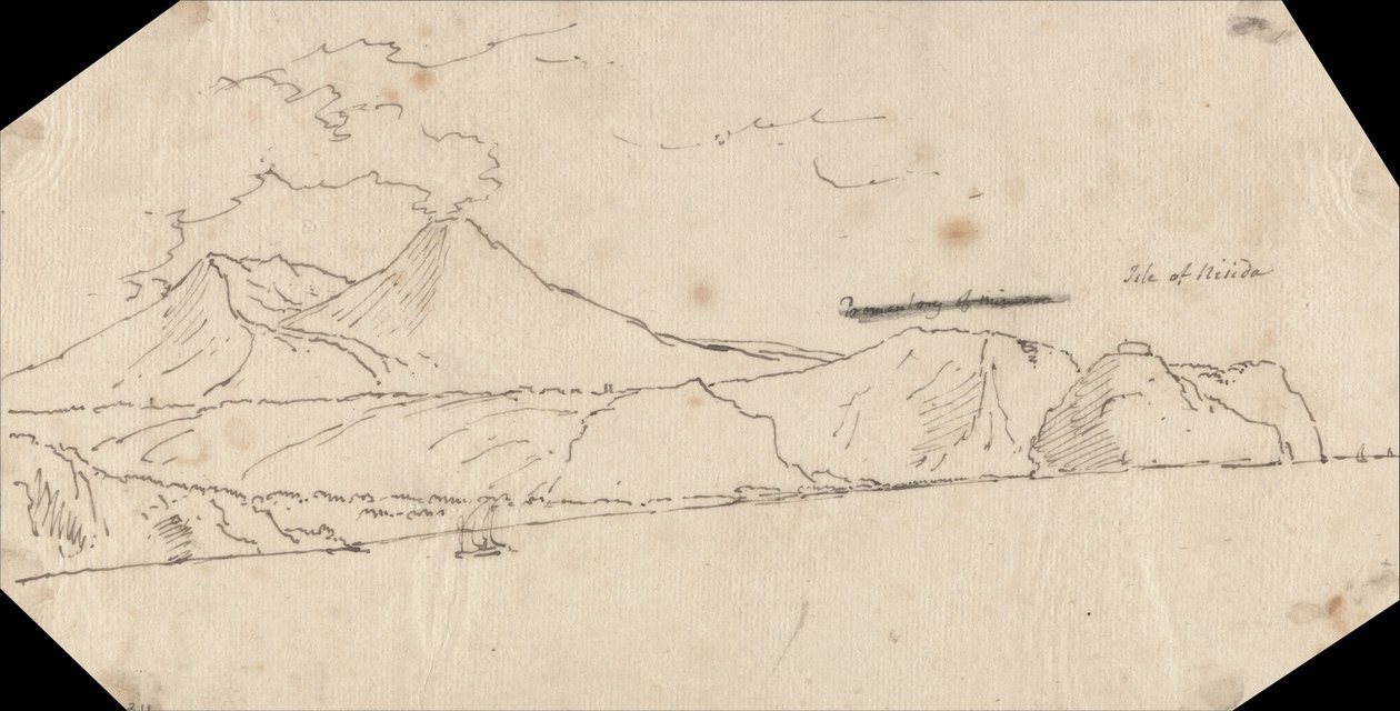 Wyspa Nisida autorstwa John Robert Cozens