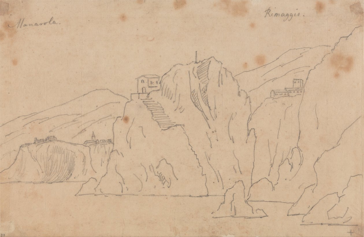 Manarola autorstwa John Robert Cozens