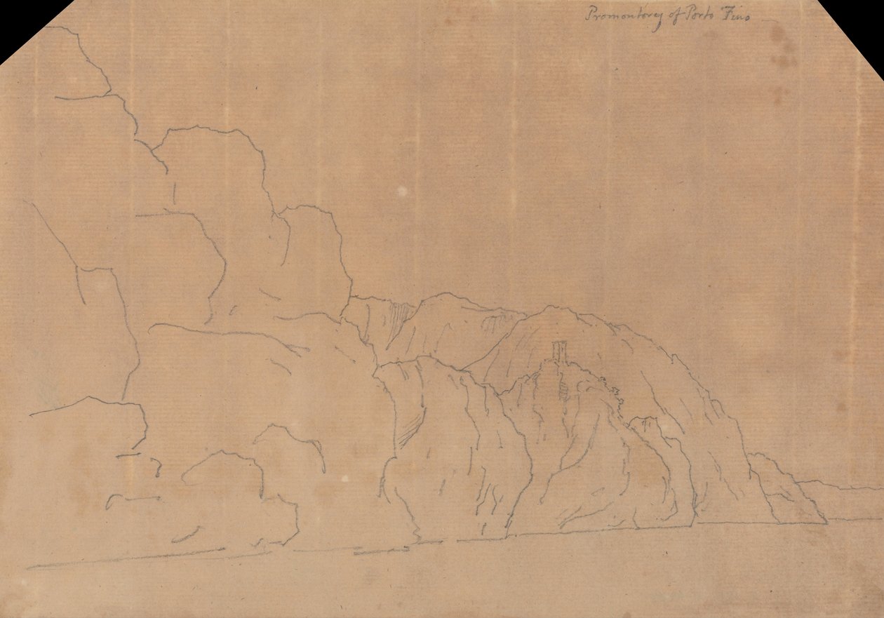 Cypel Porto Fino autorstwa John Robert Cozens