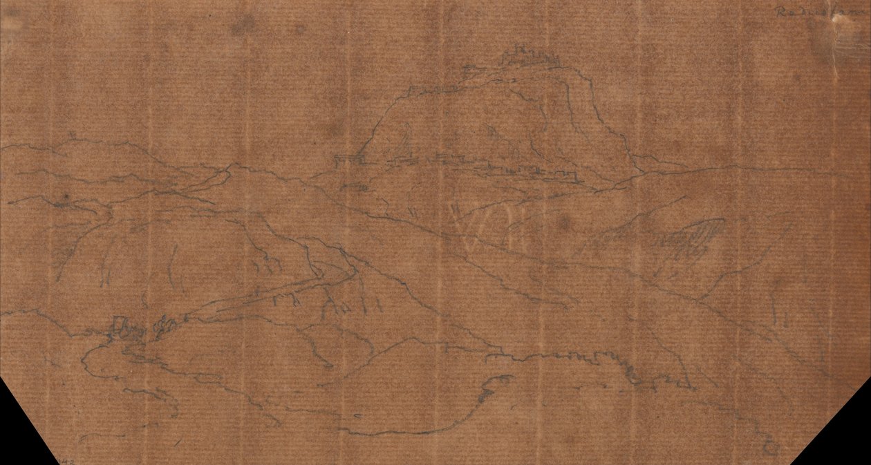 Radicofani autorstwa John Robert Cozens