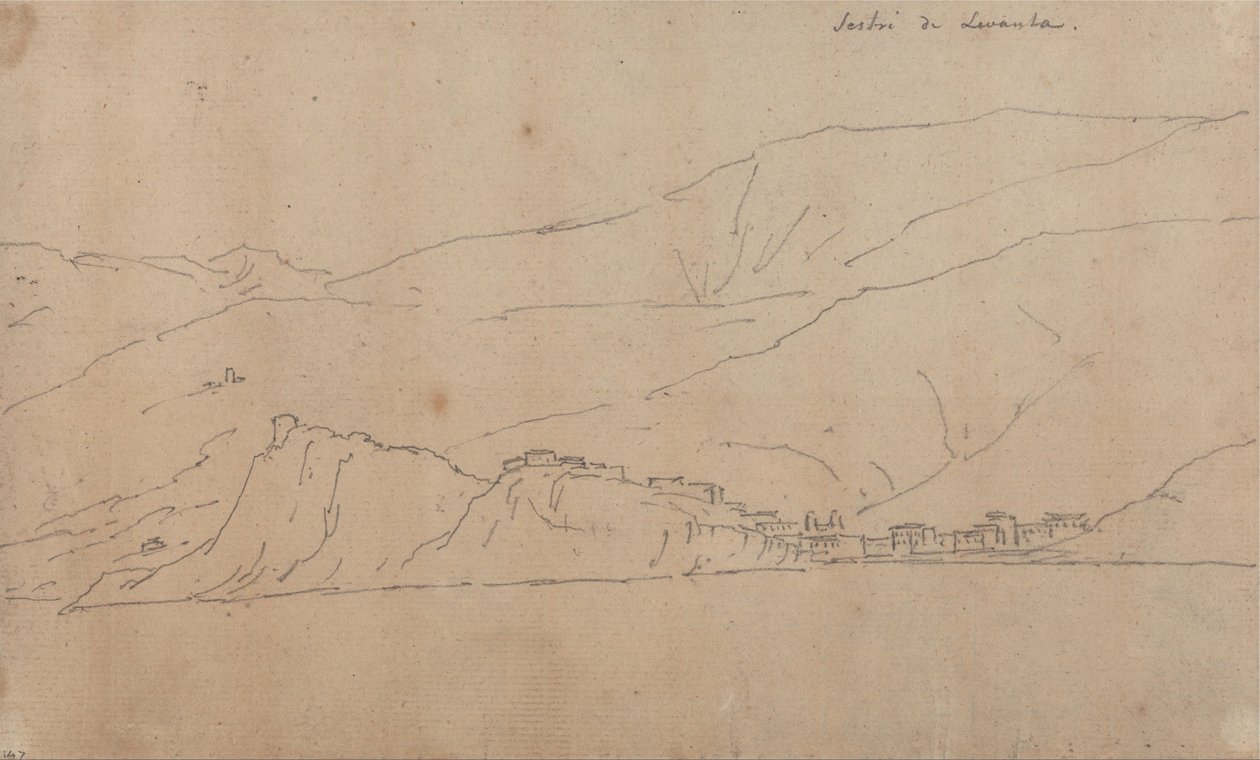 Sestri di Levante autorstwa John Robert Cozens