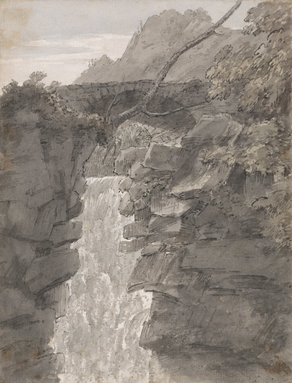 Wodospady Reichenbach autorstwa John Robert Cozens