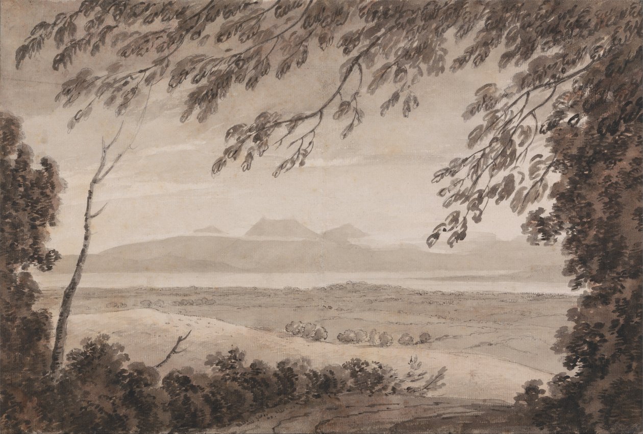 Jezioro Genewskie z kantonu Berno autorstwa John Robert Cozens