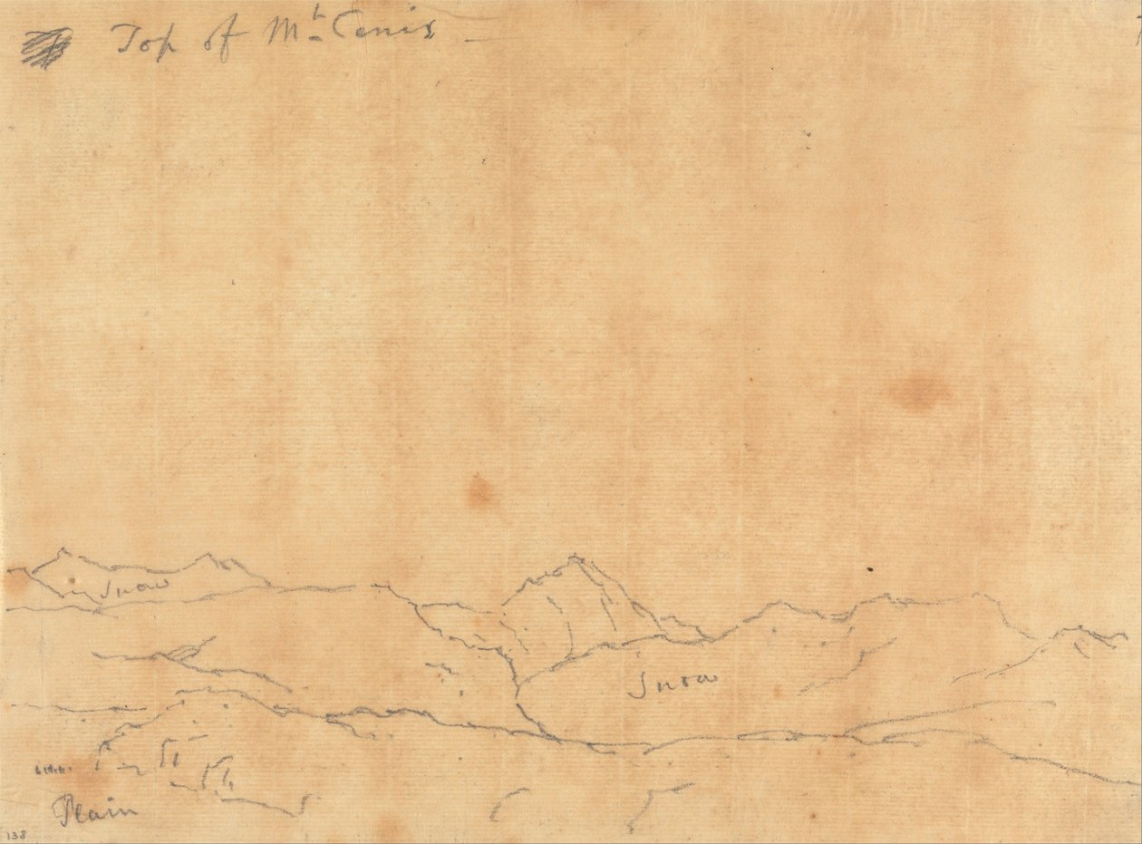 Góra Mont. Cenis autorstwa John Robert Cozens