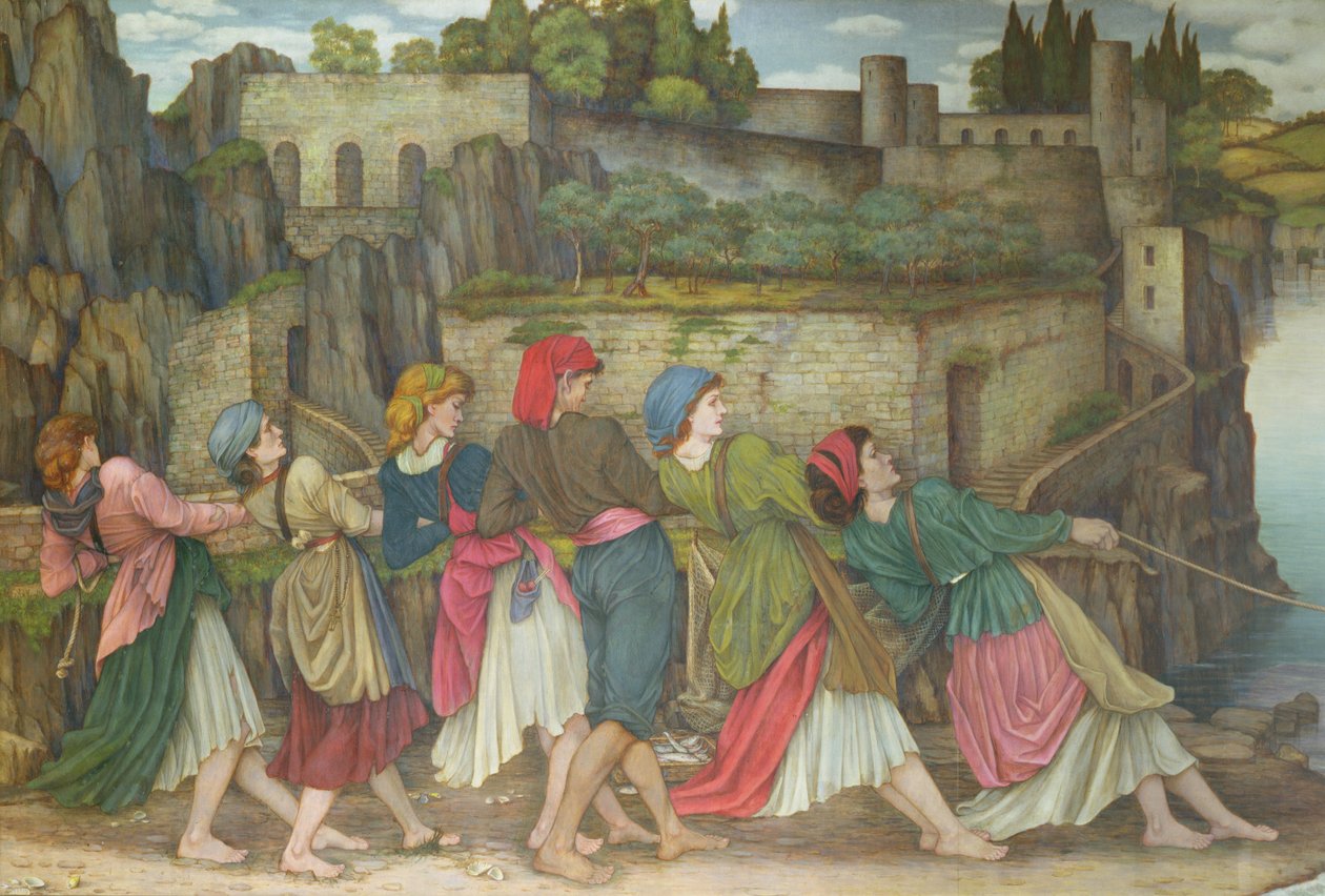 Kobiety z Sorrento autorstwa John Roddam Spencer Stanhope