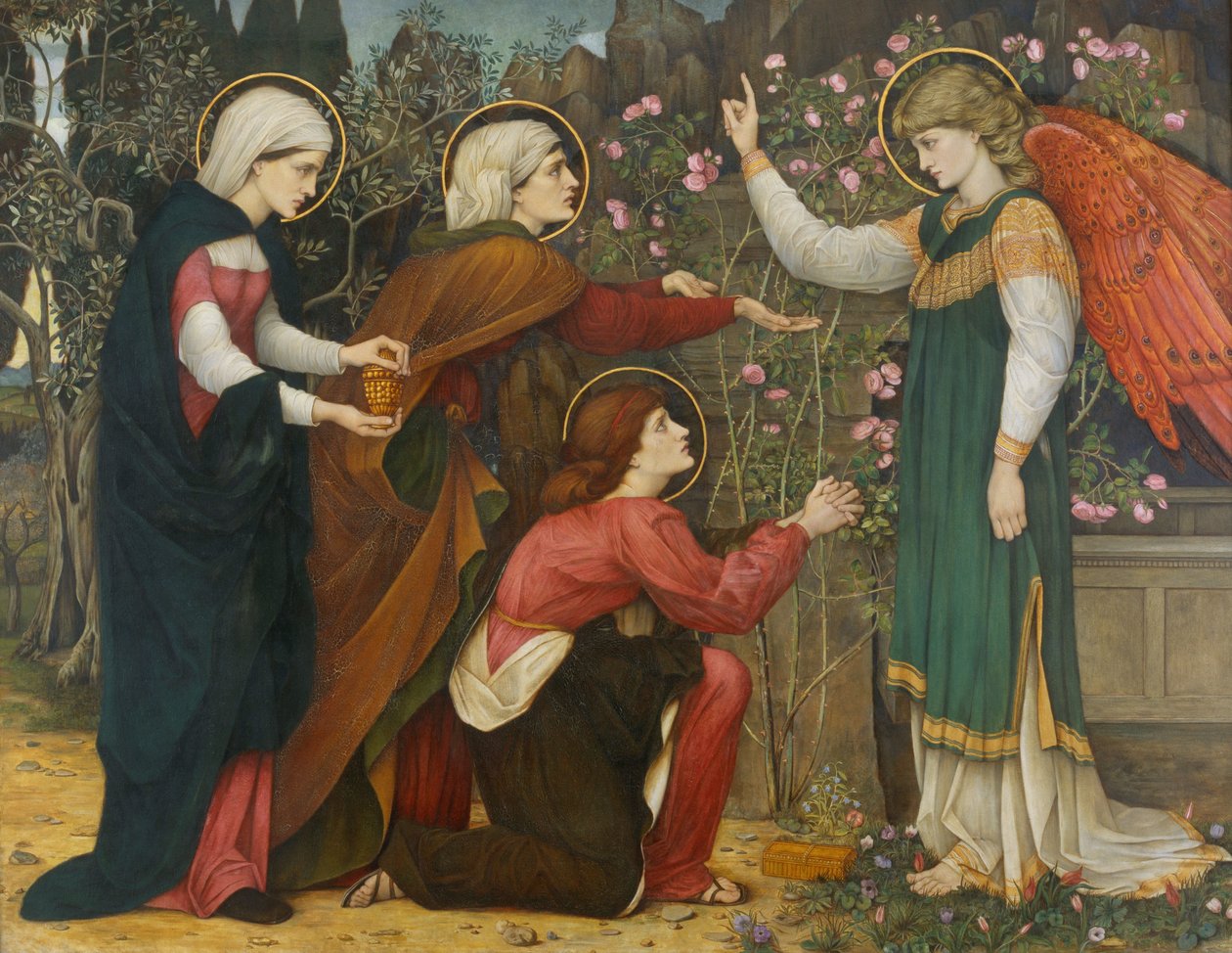 Dlaczego szukacie żywych wśród umarłych św. Łukasz 24 v5 autorstwa John Roddam Spencer Stanhope