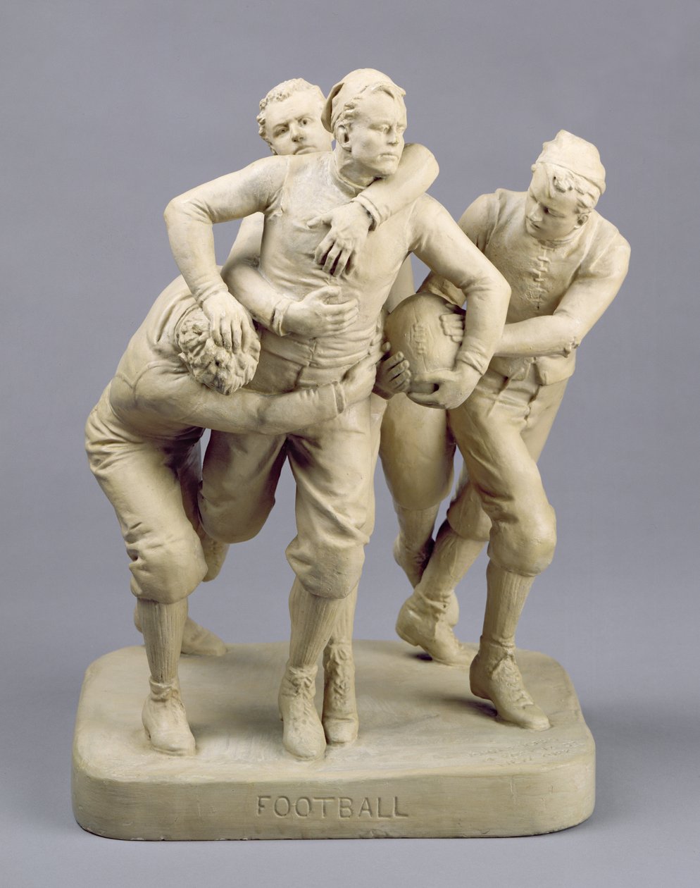 Piłka nożna, 1891 (tynk) autorstwa John Rogers