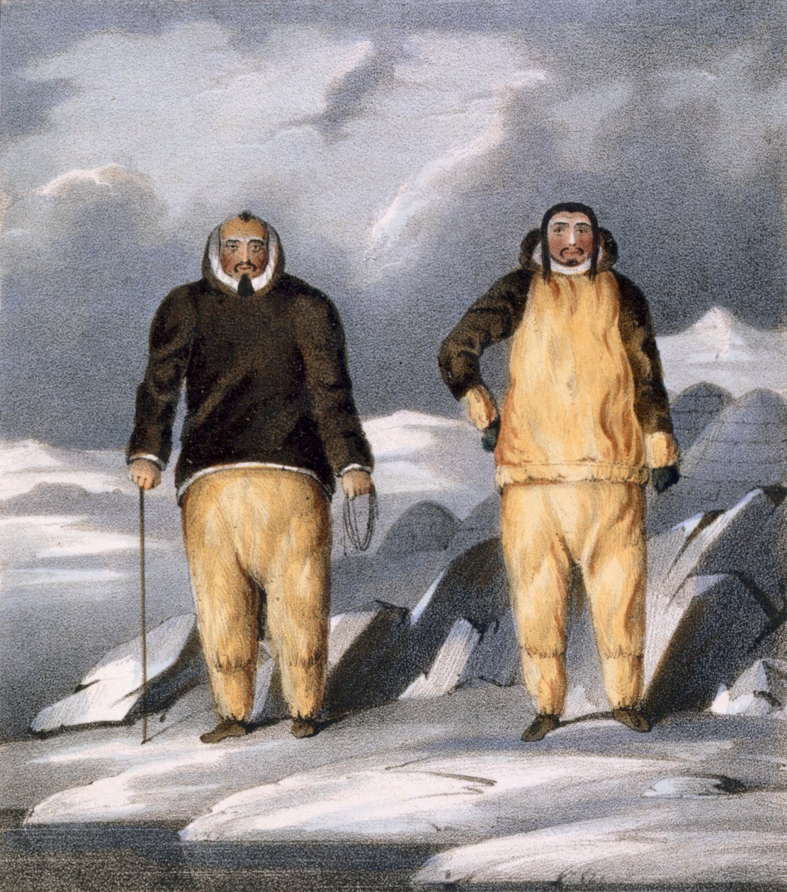 Koniaroklik i Neweetioke, 1835 autorstwa John Ross