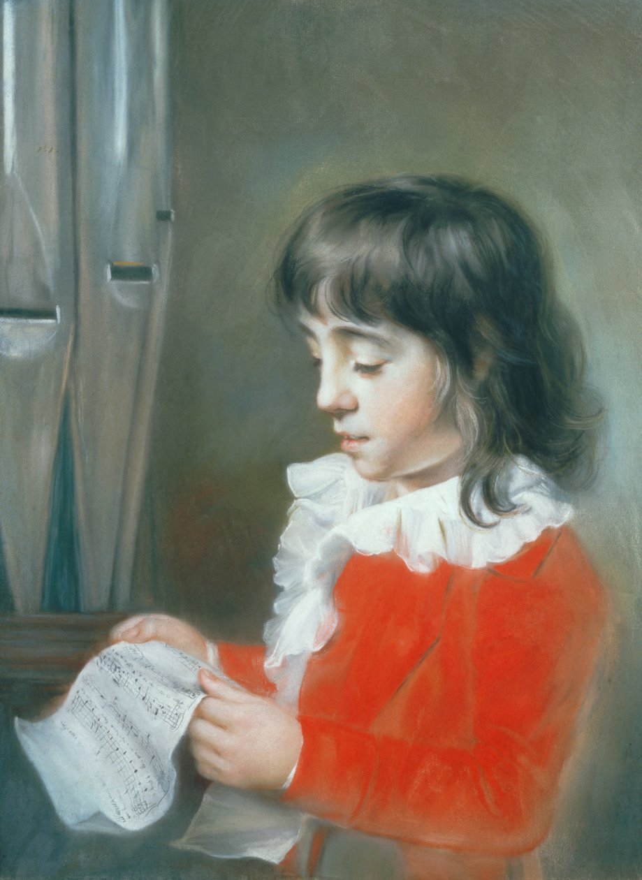 Mistrz Groves, chórz Kaplicy Królewskiej (pastel) autorstwa John Russell